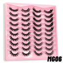 GROINNEYA Vegan 3D Mink Strip Lashes for Natural Looks