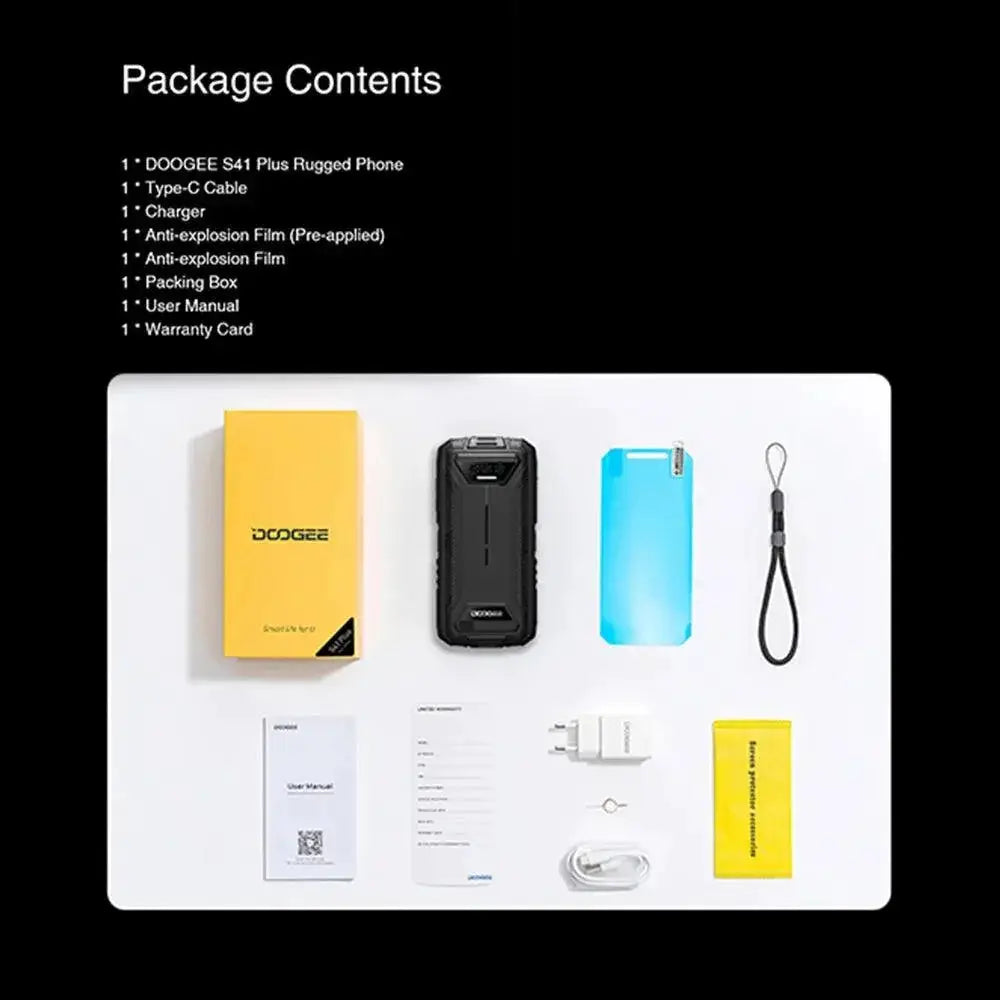 Doogee S41 Plus Rugged Smartphone 5.5 Inch HD Display