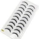 Glamorous Handmade 3D Mink Crisscross Eyelashes 10 Pairs