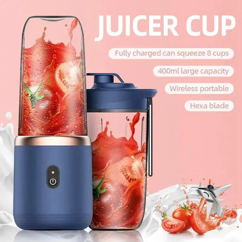 Electric Handheld Blender With 6 Blades Multifunction Juicer