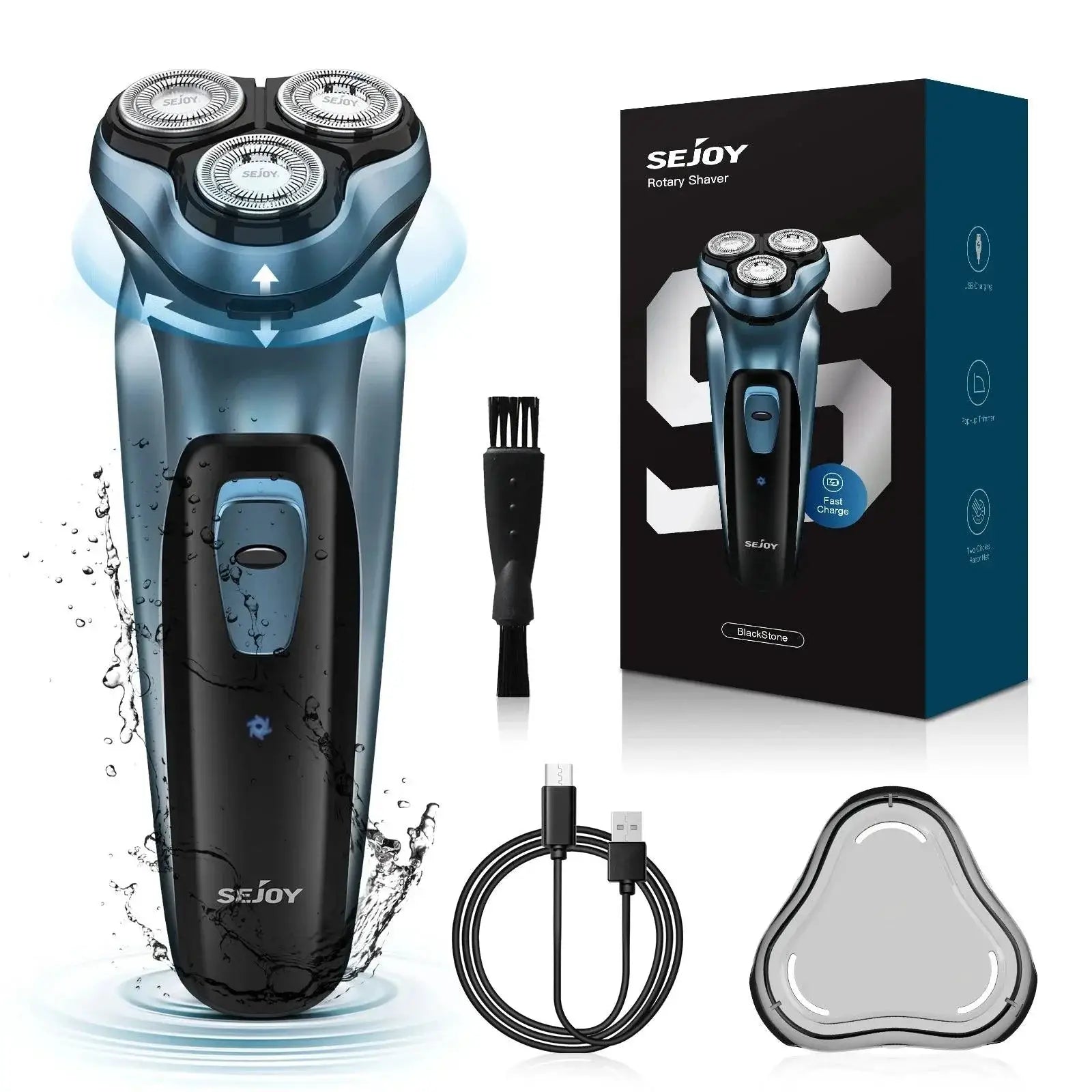 Sejoy Electric Razor For Men Rechargeable Travel Shaver