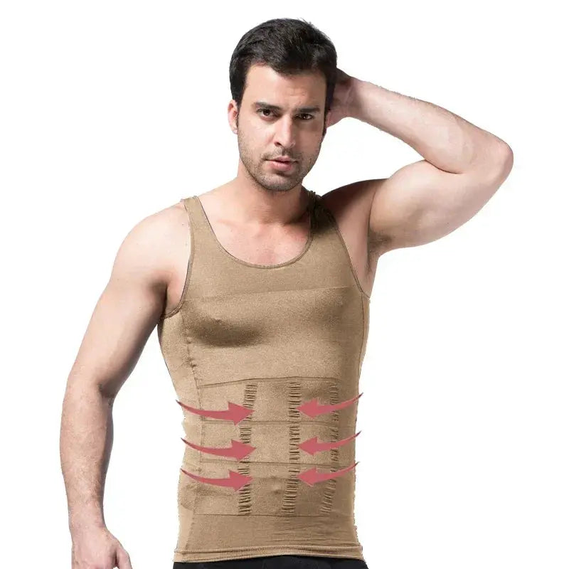 Men's Slimming Compression Vest for Tummy Control Waistline