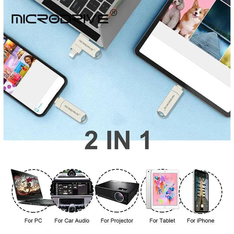 Lightning USB Flash Drive for Fast Data Transfer and More