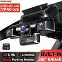 Smart Dash Cam for Drivers with GPS and WiFi 4K HD