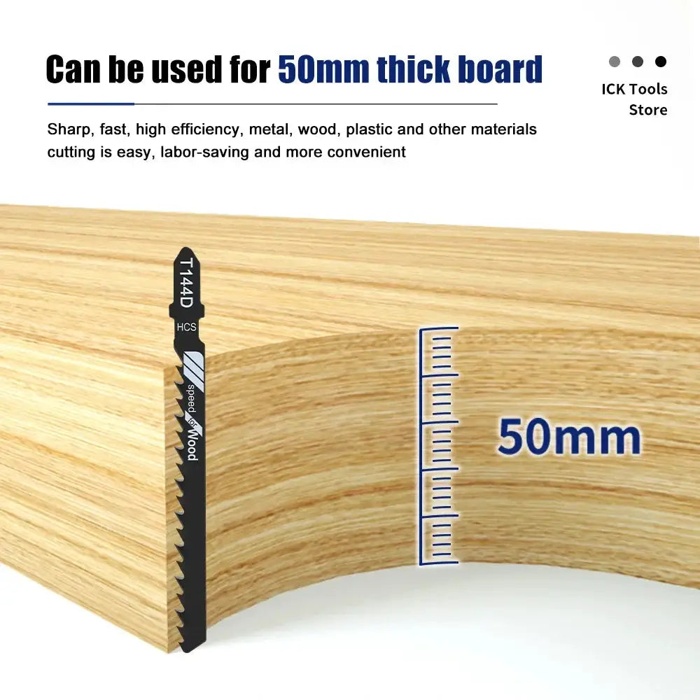 Jigsaw Blades Set T Shank For Wood And Plastic DIY Projects