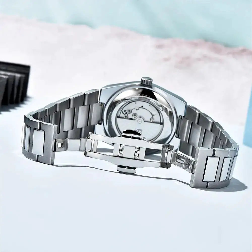 BENYAR Watch Mechanical Wristwatch Stainless Steel Brand Watches Fashionable with Calendar Watch for Men BY5203