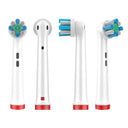 4PCS Dupont Bristle Electric Toothbrush Heads Whiten Teeth