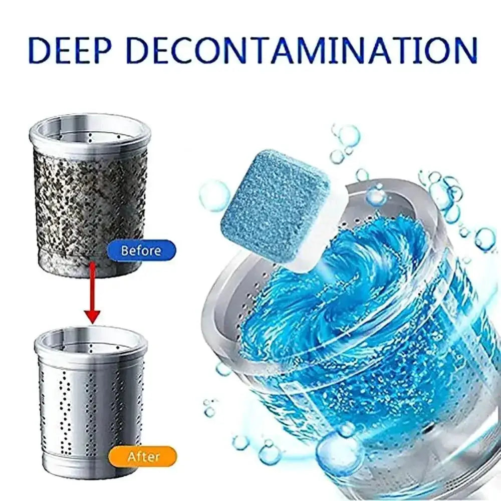 Deep Cleaning Effervescent Washing Machine Cleaner Tablets