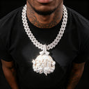 Iced Out Round D Number