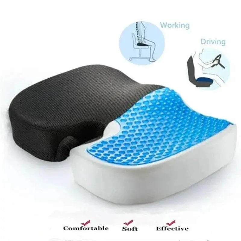 U Shaped Gel Memory Foam Seat Cushion for Travel Comfort