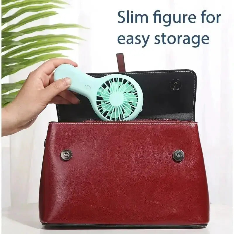 Creative Mini Handheld USB Charging Fan 3 Speed Portable - OurLum.com