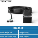TEUCER LED Lights Computer Power Switch with Mechanical Button