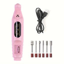 Portable Electric Nail Drill: Machine Set Gel Polish Tools