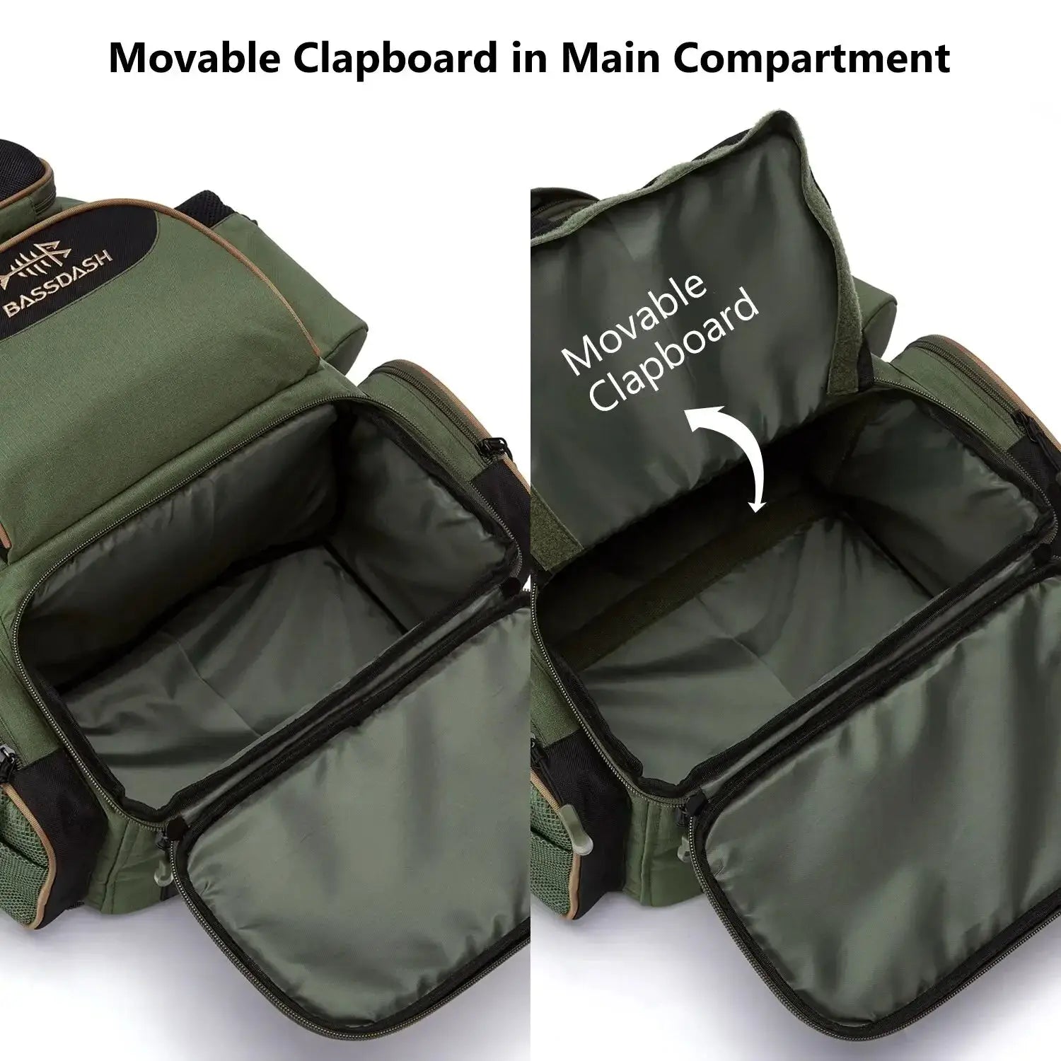 Bassdash Fishing Bag Tackle Backpack Lightweight Tactical