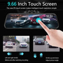 Safer Driving Car Dash Cam With Front And Rear Cam