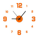 Frameless Wall Clock - Silent Acrylic Decor