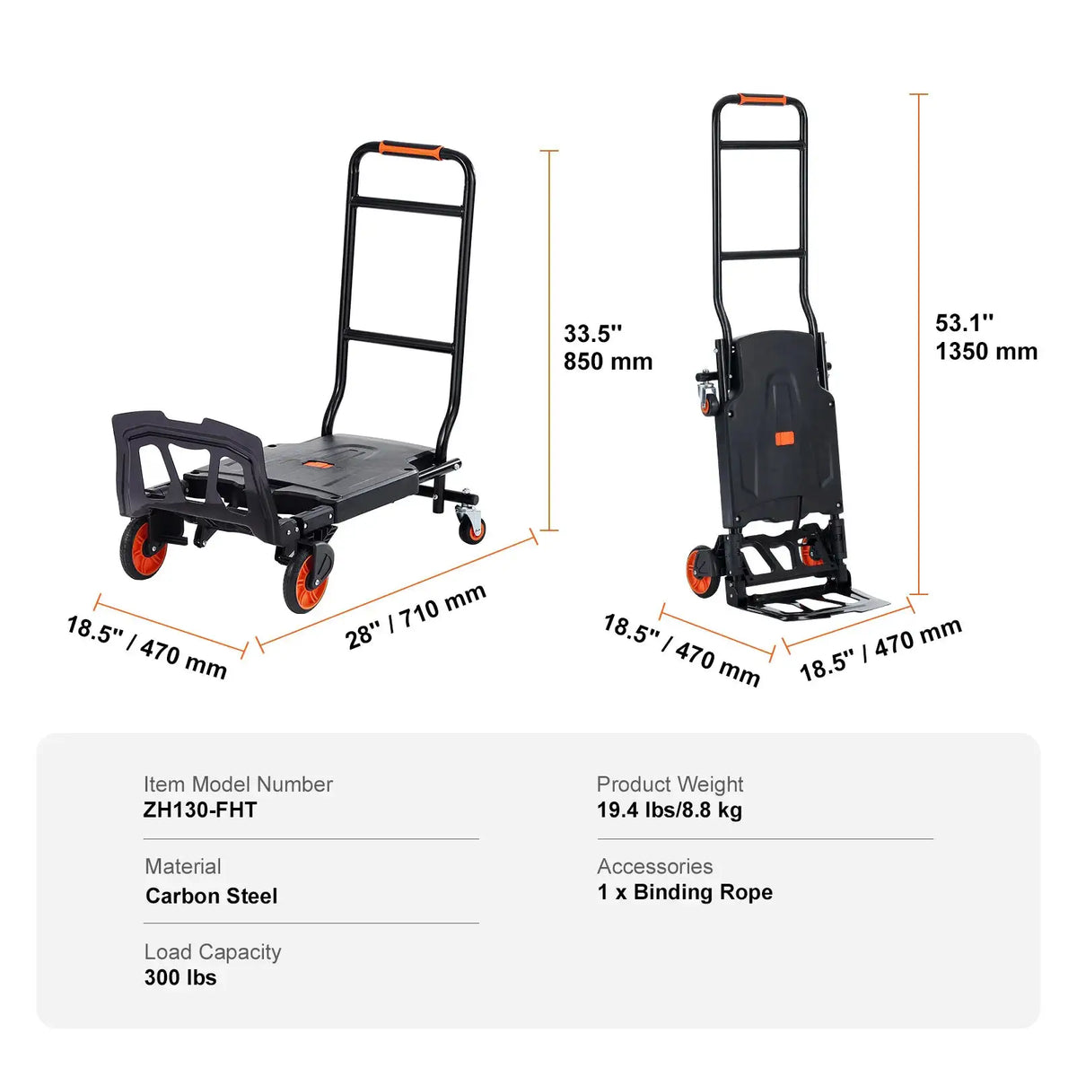 Aluminum Folding Hand Truck — product image 9
