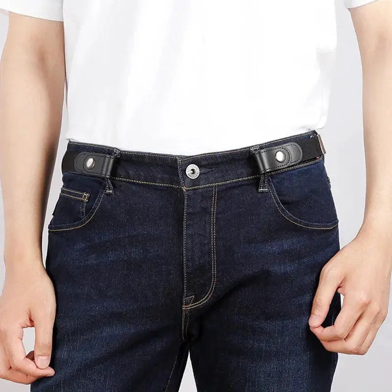 Elastic Waist Belt Buckle Free Comfort And Style For Women