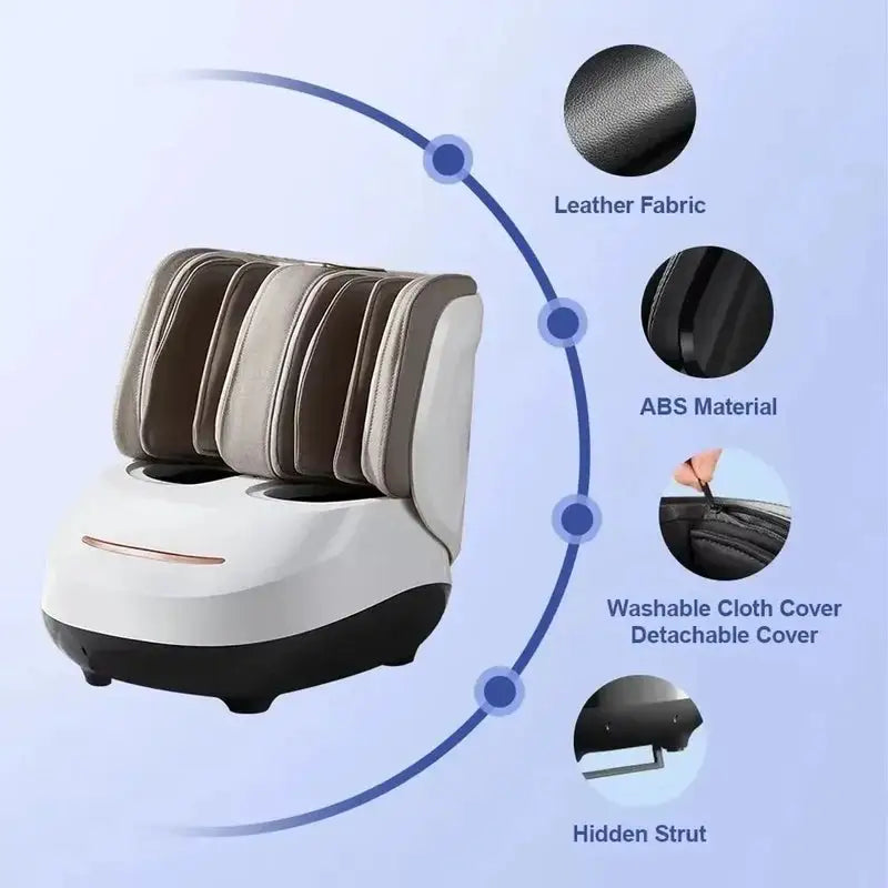 Electric Finger Pressure Foot Massage Vibration air Compression Heating Electric Roller Calf Machine Foot Massager