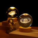 3D Crystal Ball Light Solar System Night Light