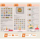 Hapiship Romantic Colour Heart Star Tai Chi Charm Links Bracelet