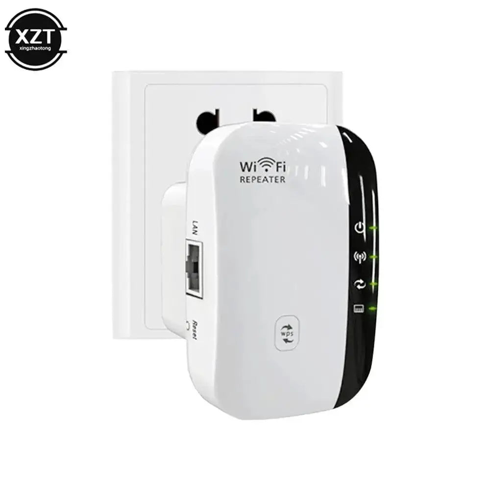 WiFi Repeater Booster Extends Range And Speed For All Rooms