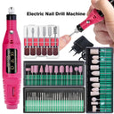 Nail Drill: Portable Professional Electric Nail Drill Machine Set