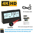 4K Mini WiFi Clock Camera With Remote Viewing Motion Detection