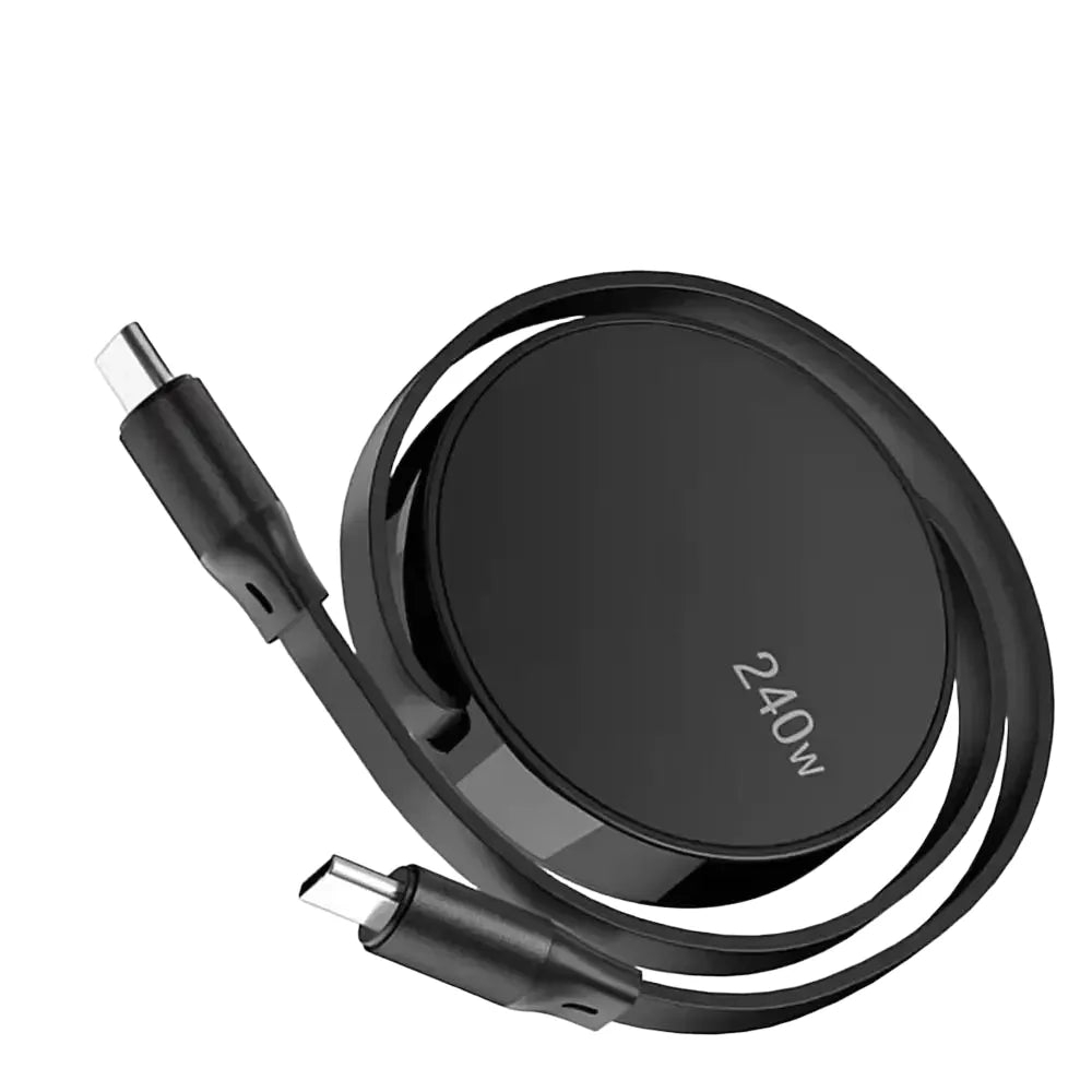 USB C Retractable Fast Charge Cable — product view 1