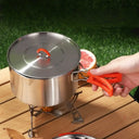 Camping Cookware Set, Lightweight Aluminum Nesting Cooking Pot