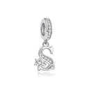 Sterling Silver Charm Star Letters