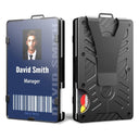 Minimalist Metal Wallet Men Slim Aluminum ID Card Holder