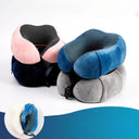 Ergonomic U-Shaped Memory Foam Neck Pillow for Comfort