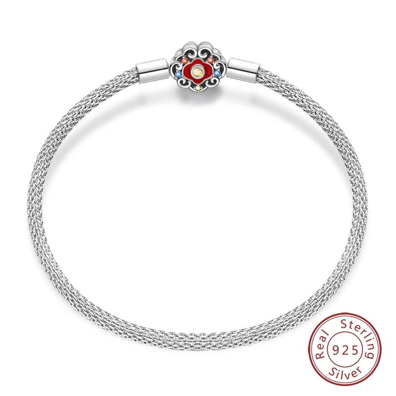 Cm Silver Bracelet Star Moon