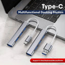 USB C Hub 4 Port For Laptops Fast Data