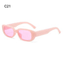 Retro 90's Rectangle Sunglasses with UV400 Protection Style