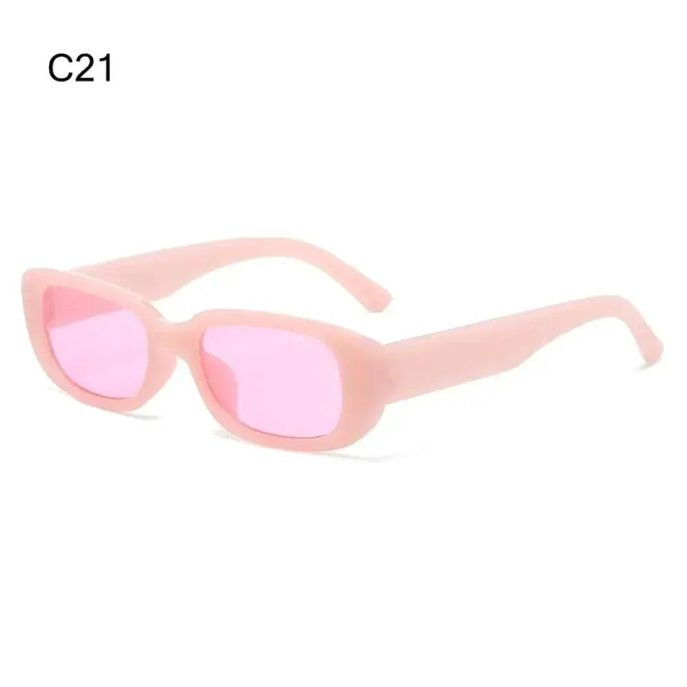 Retro 90s Rectangle Sunglasses Unisex Y2K UV400 Protection