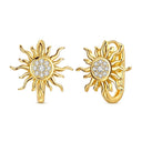 Mula Sterling Silver Golden Earrings