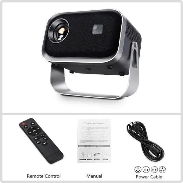 4K Portable Mini Projector With WiFi And Bluetooth Compact
