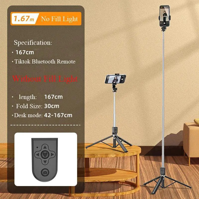 Erilles X338 Wireless Selfie Stick Live Broadcast Kit