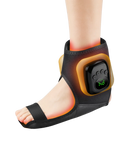 Rechargeable Air Compression Ankle Massager with Heat 3 Modes 4 Levels Heated Foot Wrap Pneumatic Ankle Foot Muscle Relaxer
