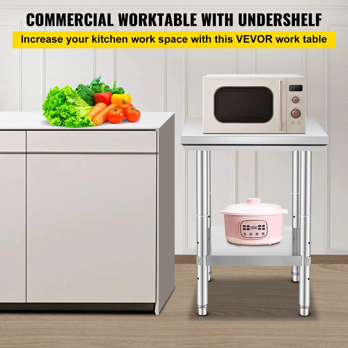 Commercial Stainless Steel Work Table — product image 6