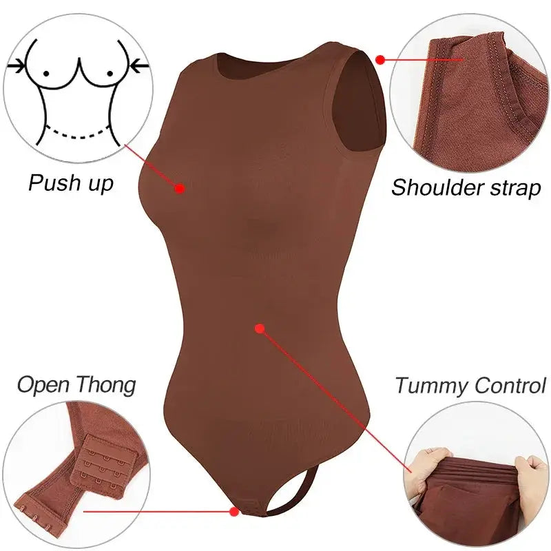 Missmoly Womens Shapewear Bodysuits For Tummy Control