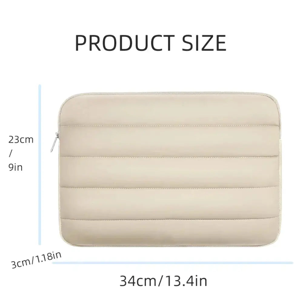 Puffy 13 to 14 Inch Laptop Sleeve for Women Tablet Pouch Bag
