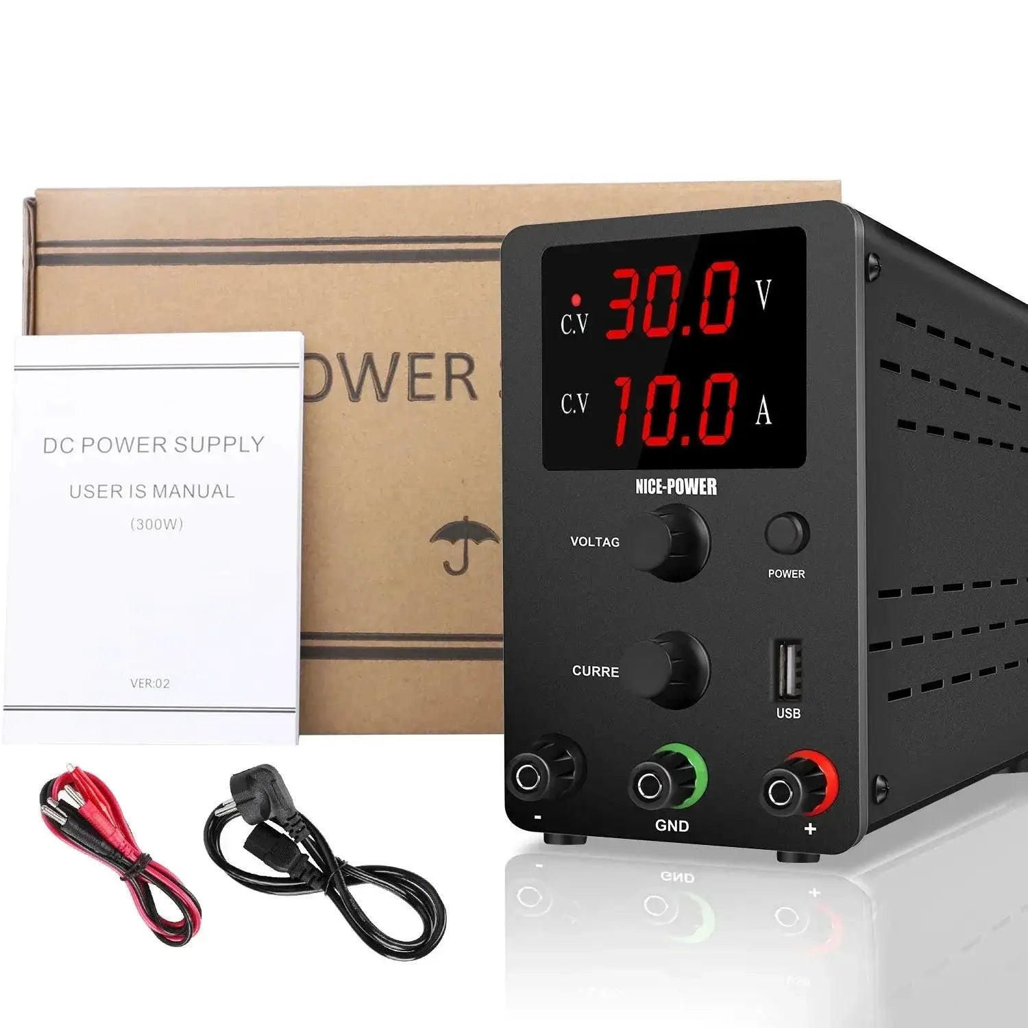 Adjustable Lab Power Supply High Efficiency Precision Control