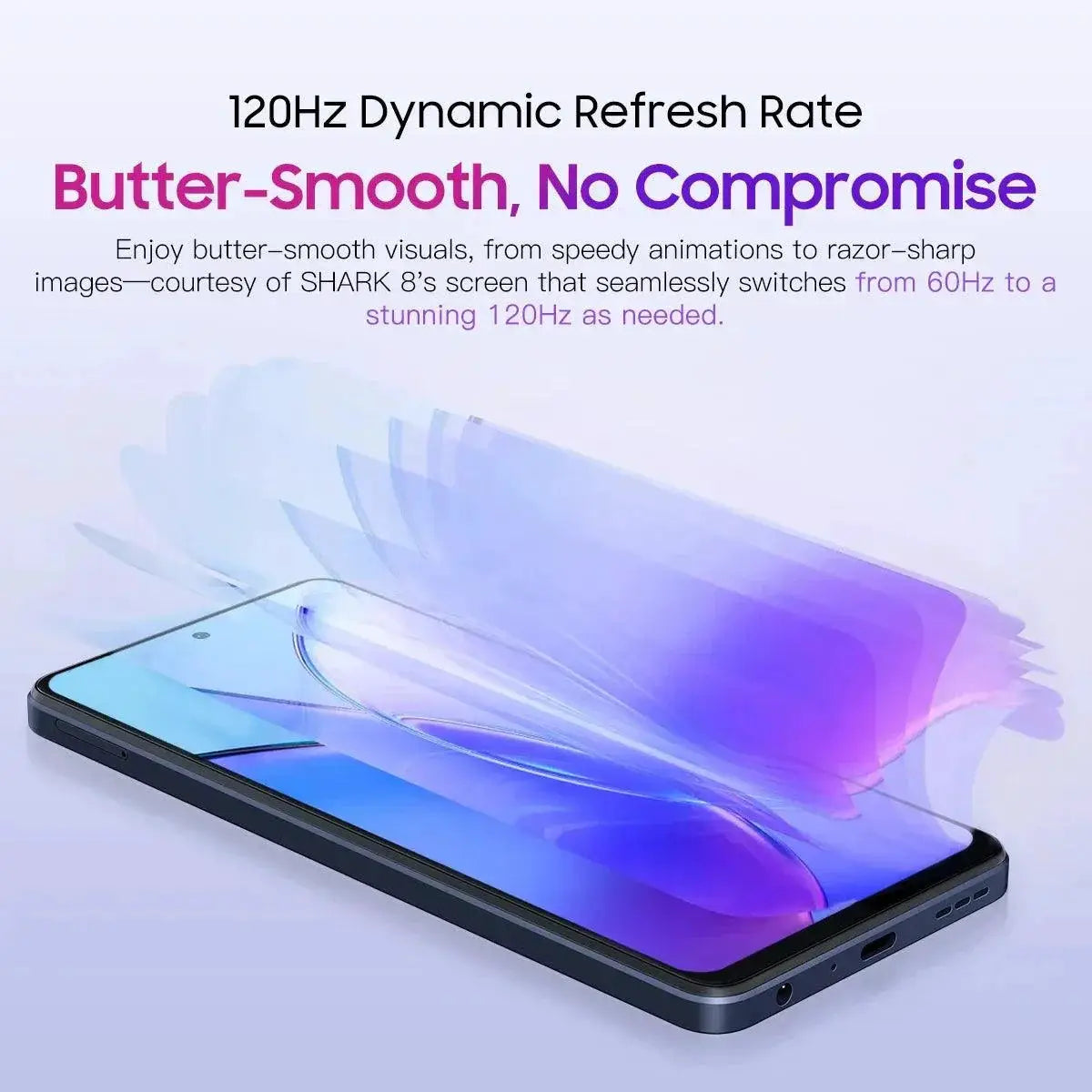 Blackview Shark 8 Smartphone Android 13 G99 120Hz Display