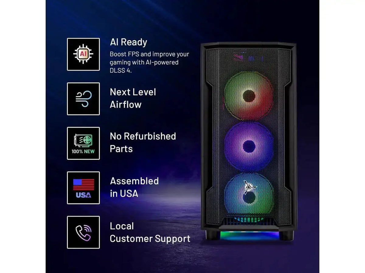 Skytech Gaming PC Ryzen 7 16GB