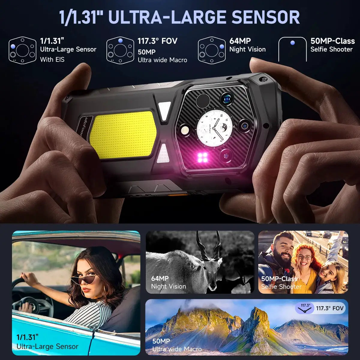 Ulefone Armor Pro Thermal Phone — product view 4
