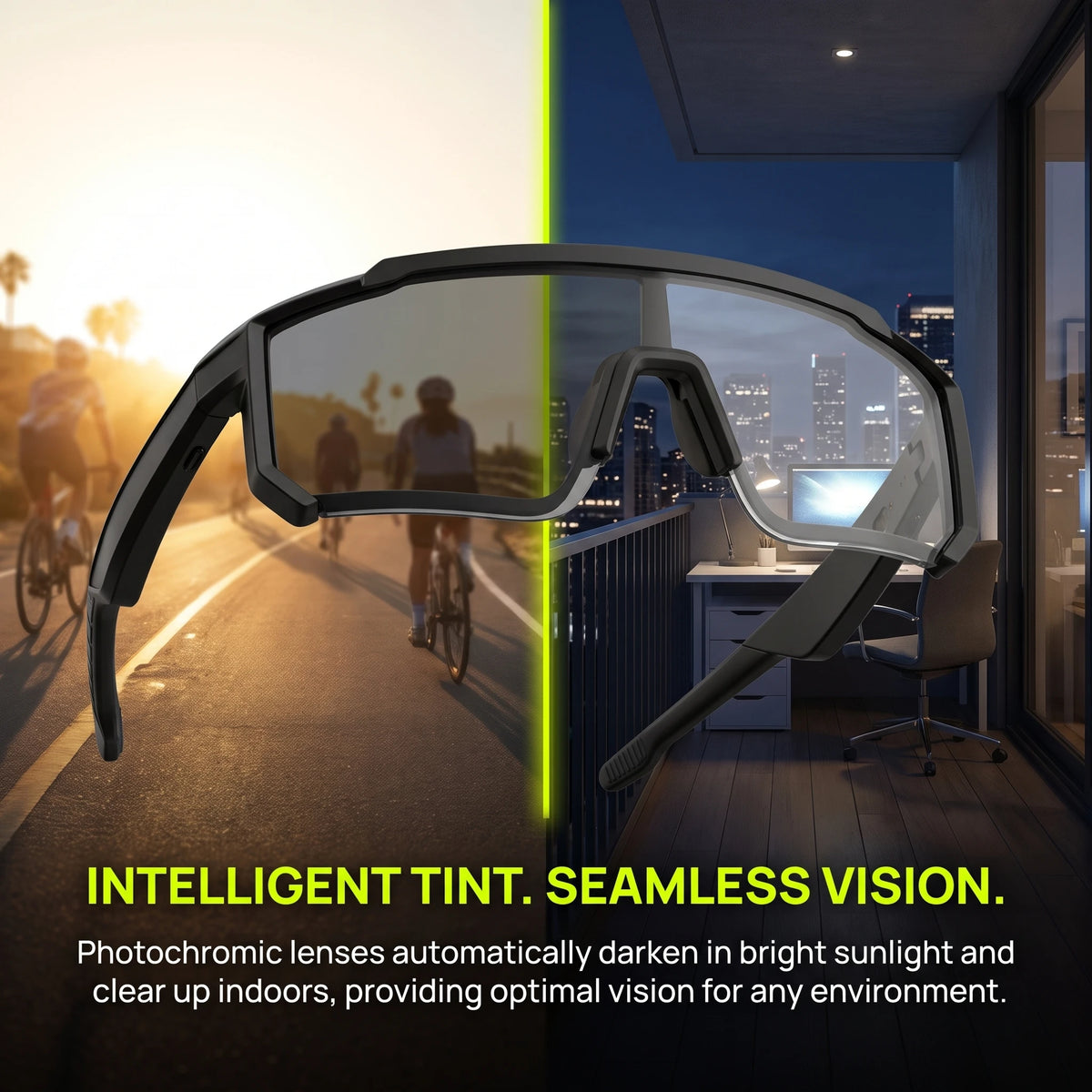 Vub Smart Cycling Glasses Photochromic