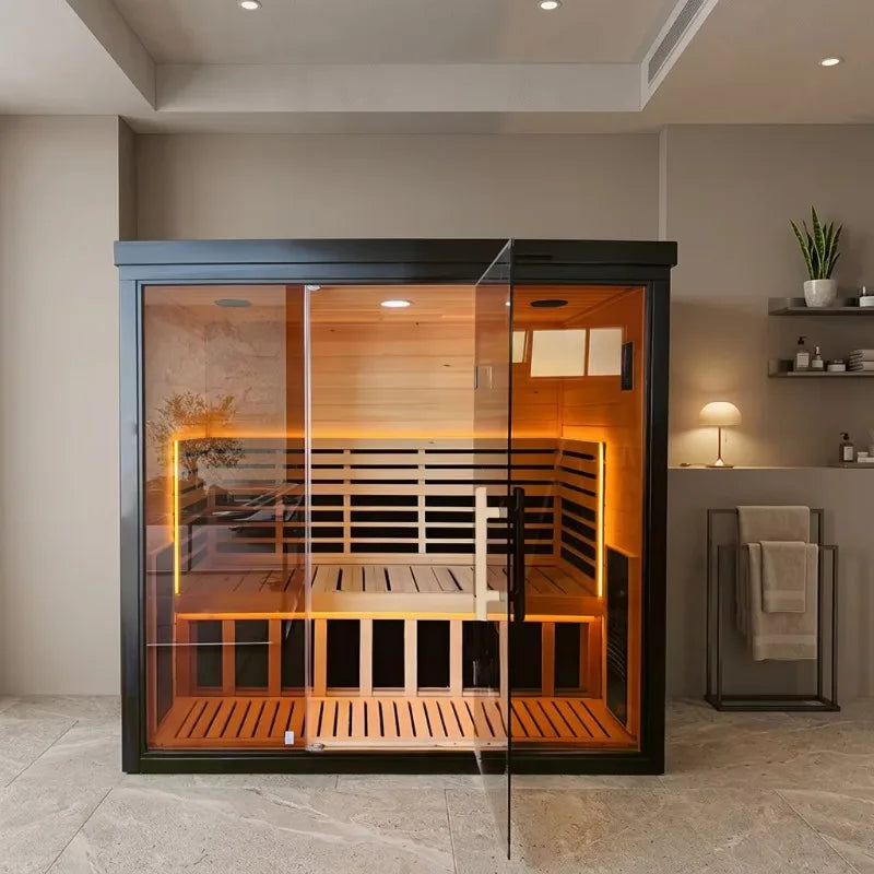 Indoor LED Sauna Room